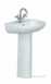 27.0341 Kompact 550mm Basin One Tap Hole White