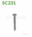 38mm X No12 Domehead Pipe Screw Sc231