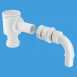 1.5 Inch X 3/4 Inch Seal Shower Trap Plus Waste Stw1-m-wh