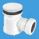 1.5 Inch X 3/4 Inch Seal Shower Trap Plus Waste Stw1-m-wh