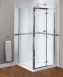 Fen1004aqu Polished Silver Shine Xtra Clear Glass Shower Side Panel 1850x900mm