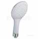 Bristan Ev Hand03 Wc Chrome/white Evo 120mm Single Function Large Rub Clean Handset