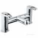 Bristan Sm Bf C Polished Chrome Smile Double Handle Deck Mount Bath Filler 120mm