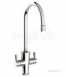 Carron Phoenix 2t1051 Chrome Flora Chrome Double Handle Kitchen Tap