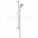 Grohe 27794000 Chrome Tempesta Shower Rail Iii With Reflexa Hose