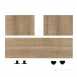 E6801so American Oak Concept Vanity Unit Continuous Plinth 900x18 Mm