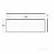 E6499wg White Gloss Concept Front Bath Panel 1500mm