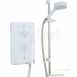 White/chrome Sport 9.0 Kw Thermostatic Electric Shower With 4 Spray Handshower