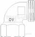 Oventrop Elbow 3/4 X 3/4 F 1504354ni