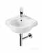 Roca Meridian-n Compact 350 One Tap Hole Corner Basin Wh