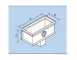 Plain 3 Inch X 3 Inch Sq Hopper Head Rwoh/33