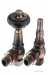 Buckingham Trv Ang Valves Walnut Top Chr