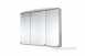 Danube Wc155622e 3 Door Illumin Cabinet